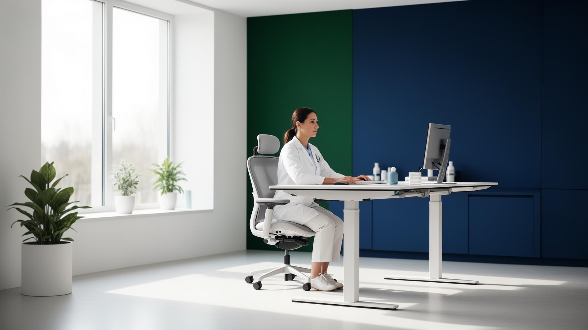 Modern ergonomic workstation